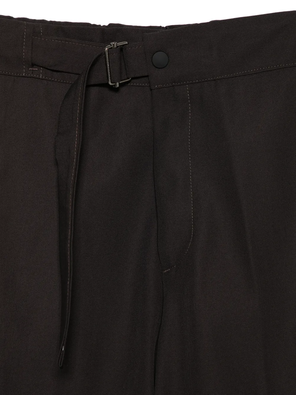 Costumein John belted straight-leg trousers Bruin