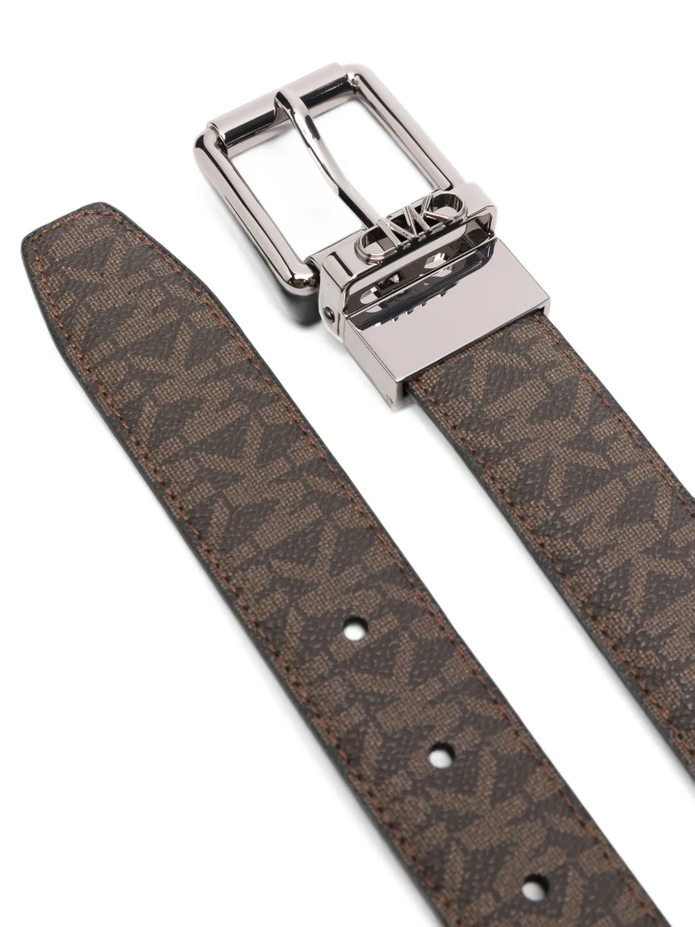 Michael Kors Omkeerbare riem met monogram Bruin