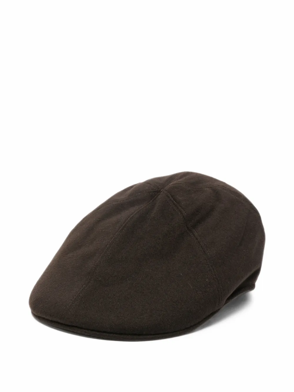 Tagliatore Donald cashmere flat cap Bruin