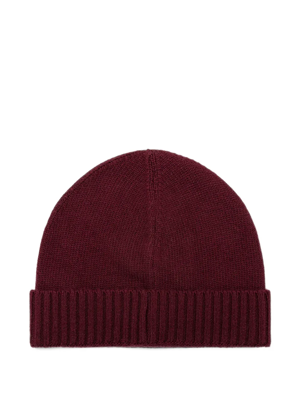 Peuterey Silli 05 logo-patch ribbed-trim beanie hat Rood