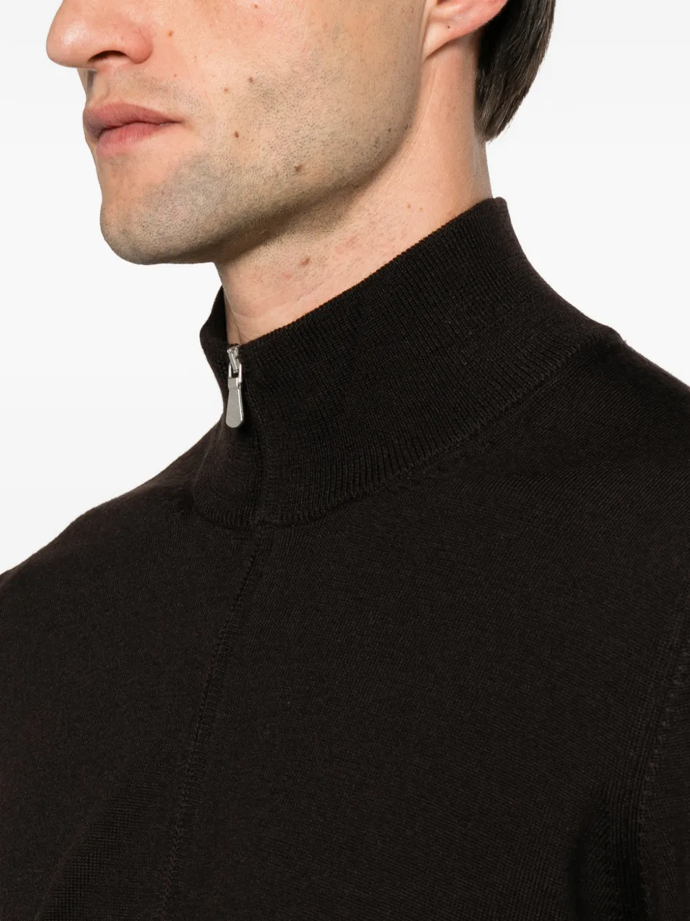 Tagliatore zip-fastening cardigan Bruin