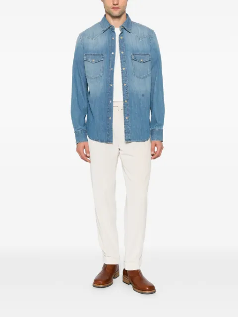 Jacob Cohën western-yoke denim shirt