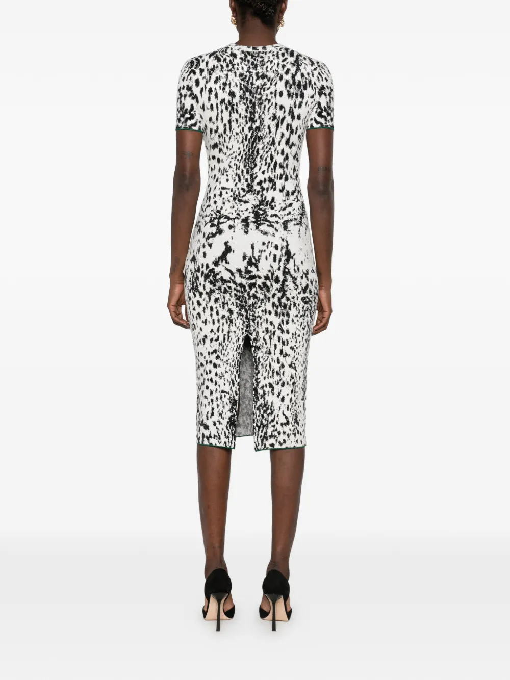 TOM FORD Jurk met luipaardprint Wit