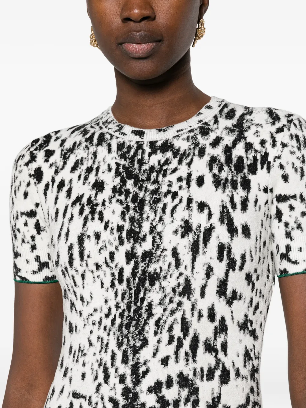 TOM FORD Jurk met luipaardprint Wit