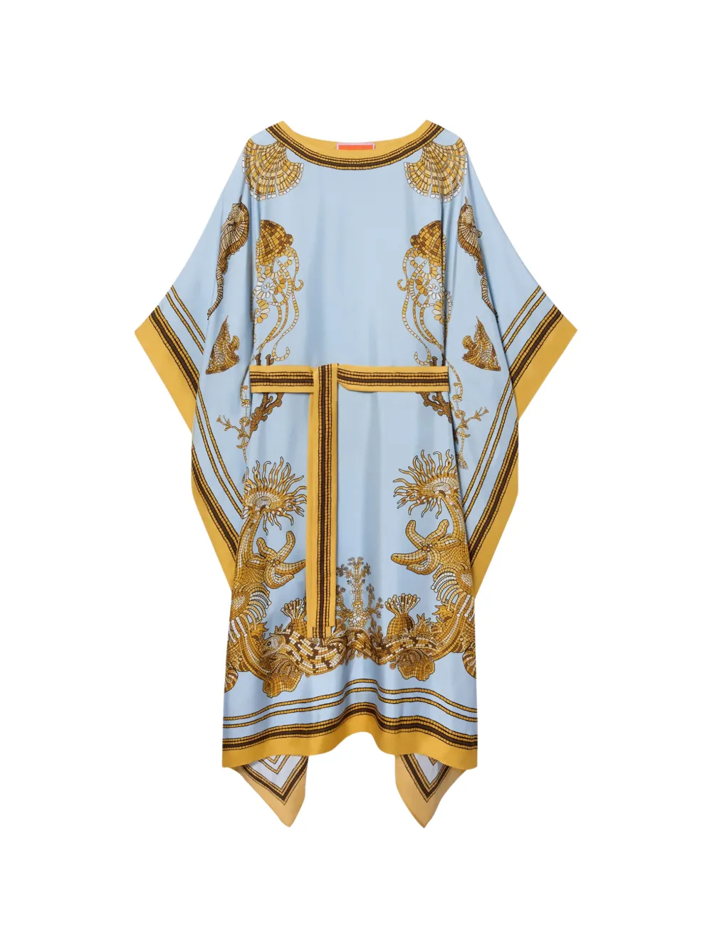 La DoubleJ Square kaftan dress Blauw