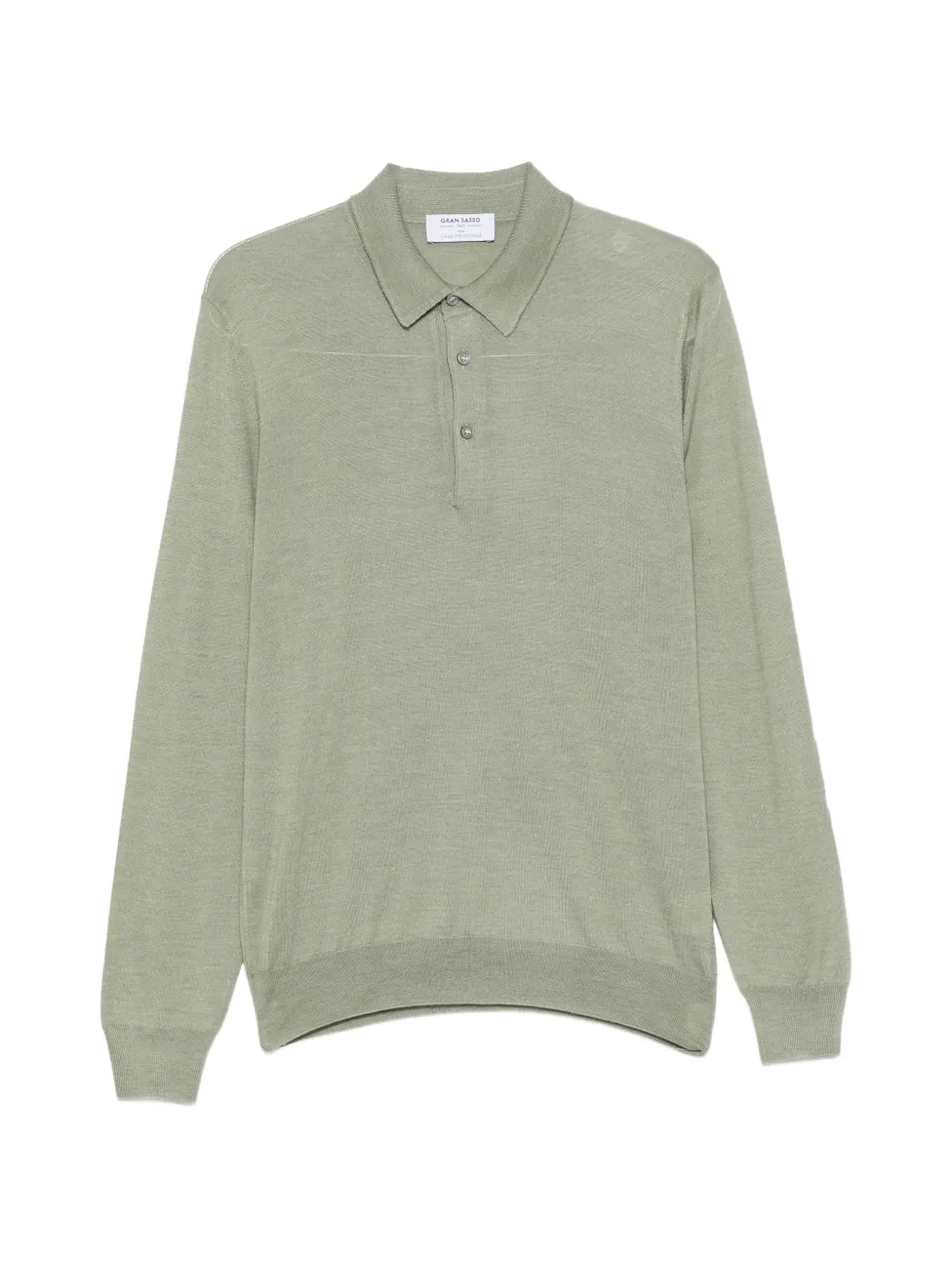 Gran Sasso long-sleeve polo shirt - Verde