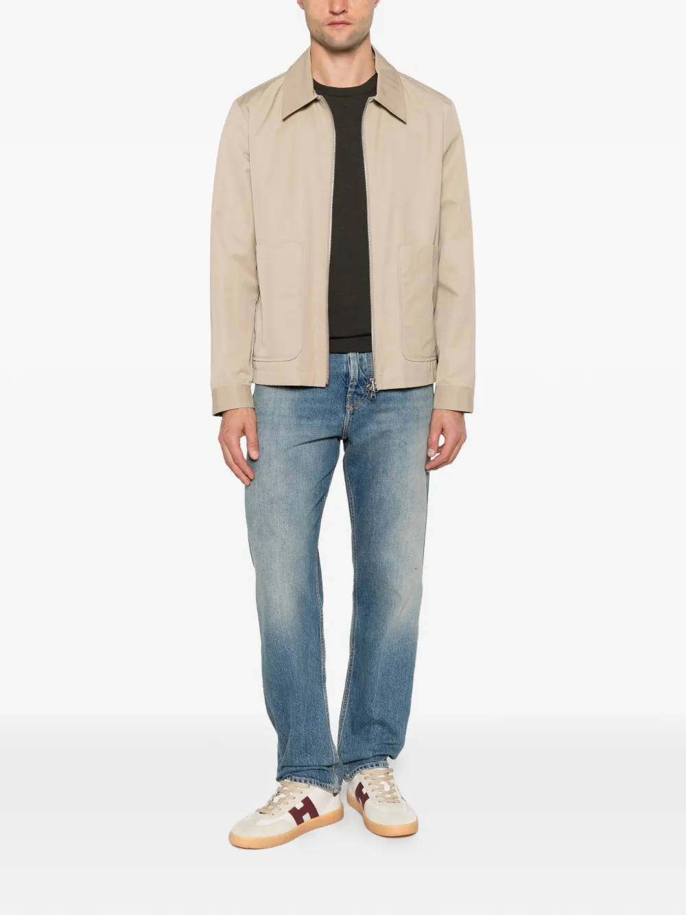 Gran Sasso crew-neck wool sweater Groen
