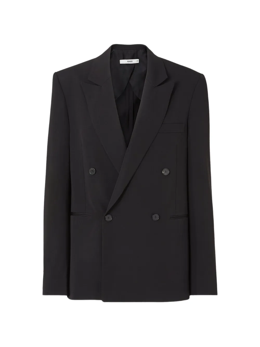 FENDI black batavia blazer - Noir