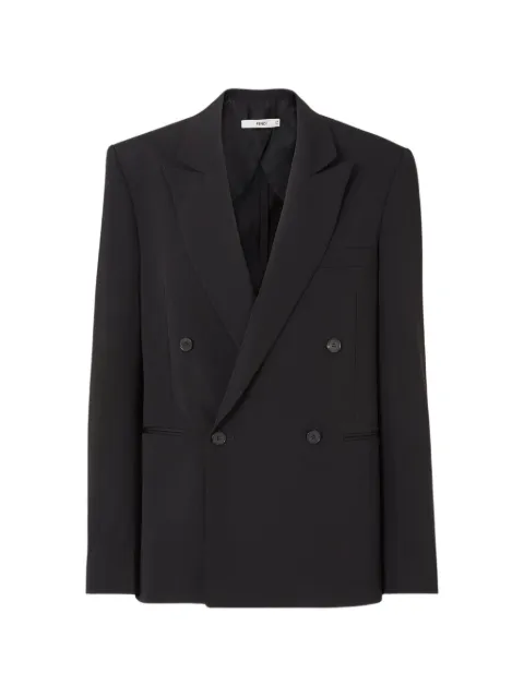 FENDI black batavia blazer