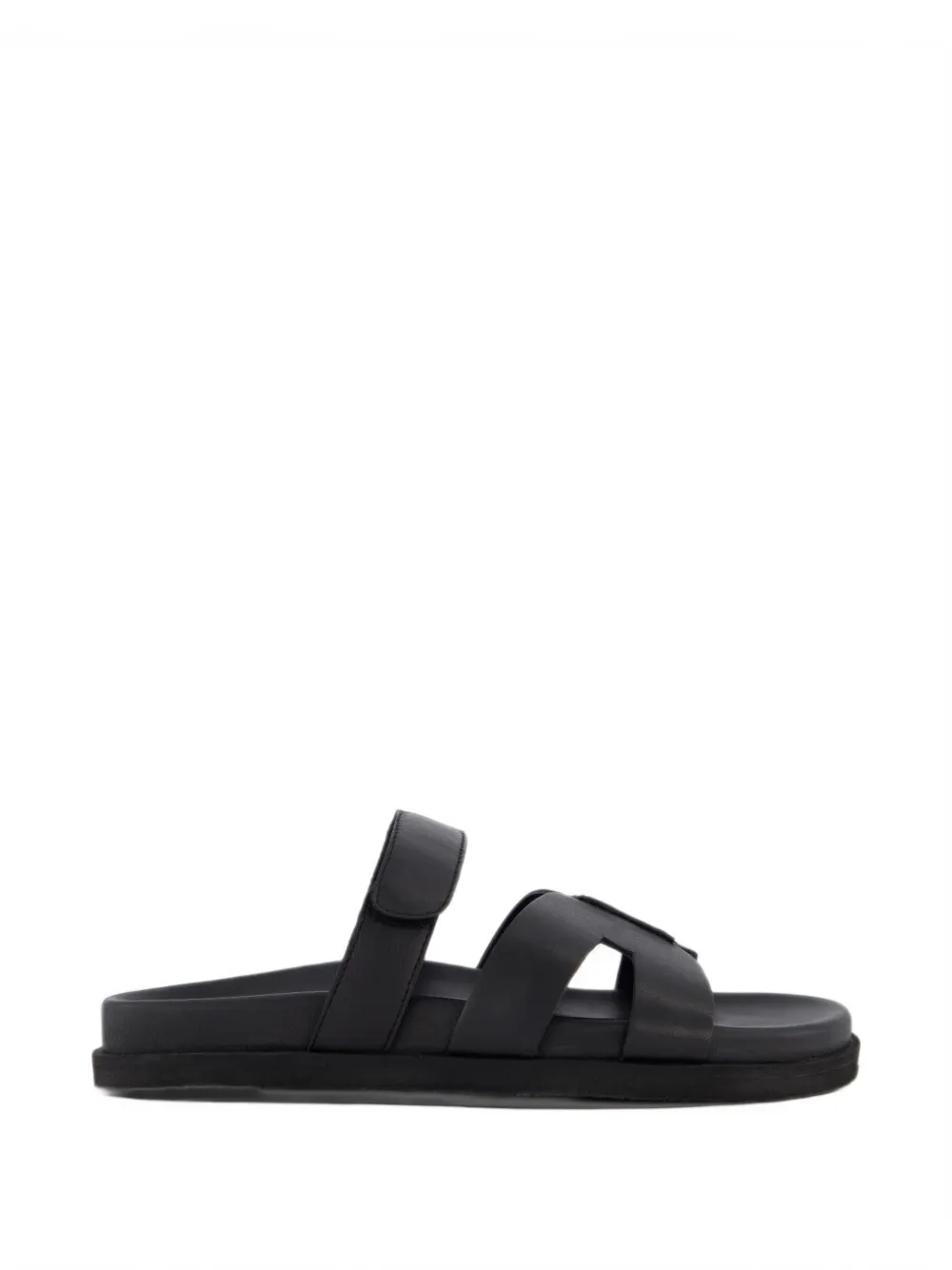 Atelier Verdi Ibiza touch-strap slippers - Nero