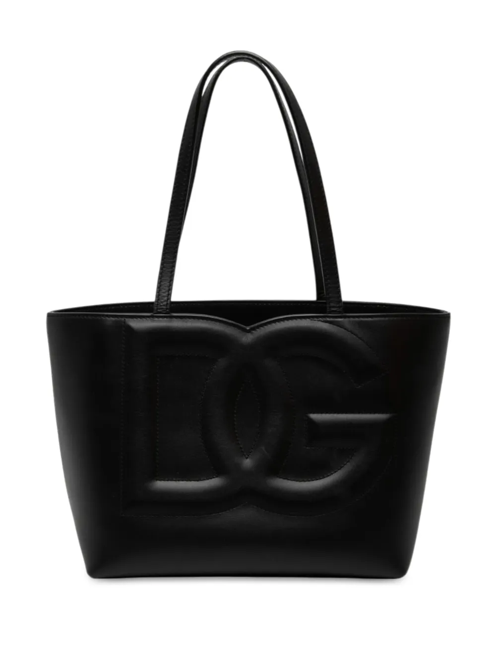 Dolce & Gabbana Pre-Owned 2023-2026 Small Calfskin DG Logo Shopper tote bag - Schwarz