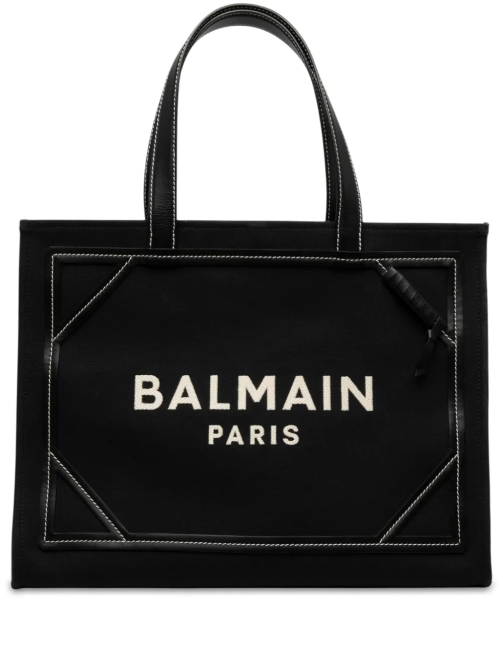 Balmain Pre-Owned 2021-2026 Canvas B Army 42 tote bag - Black