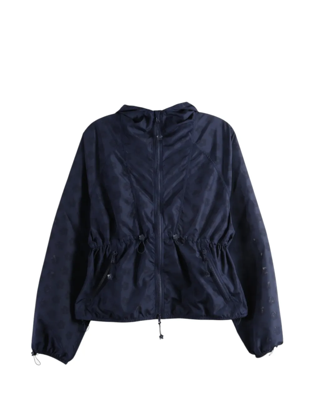 Cecilie Bahnsen Frejon floral-jacquard hooded jacket Blauw