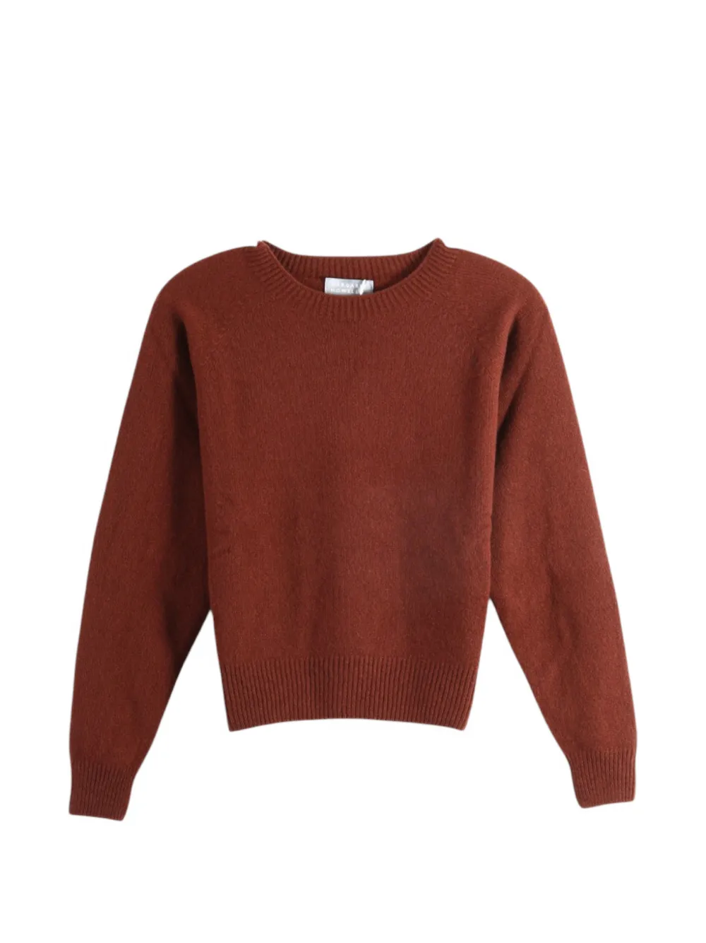 Margaret Howell crew-neck raglan-sleeve sweater - Rot