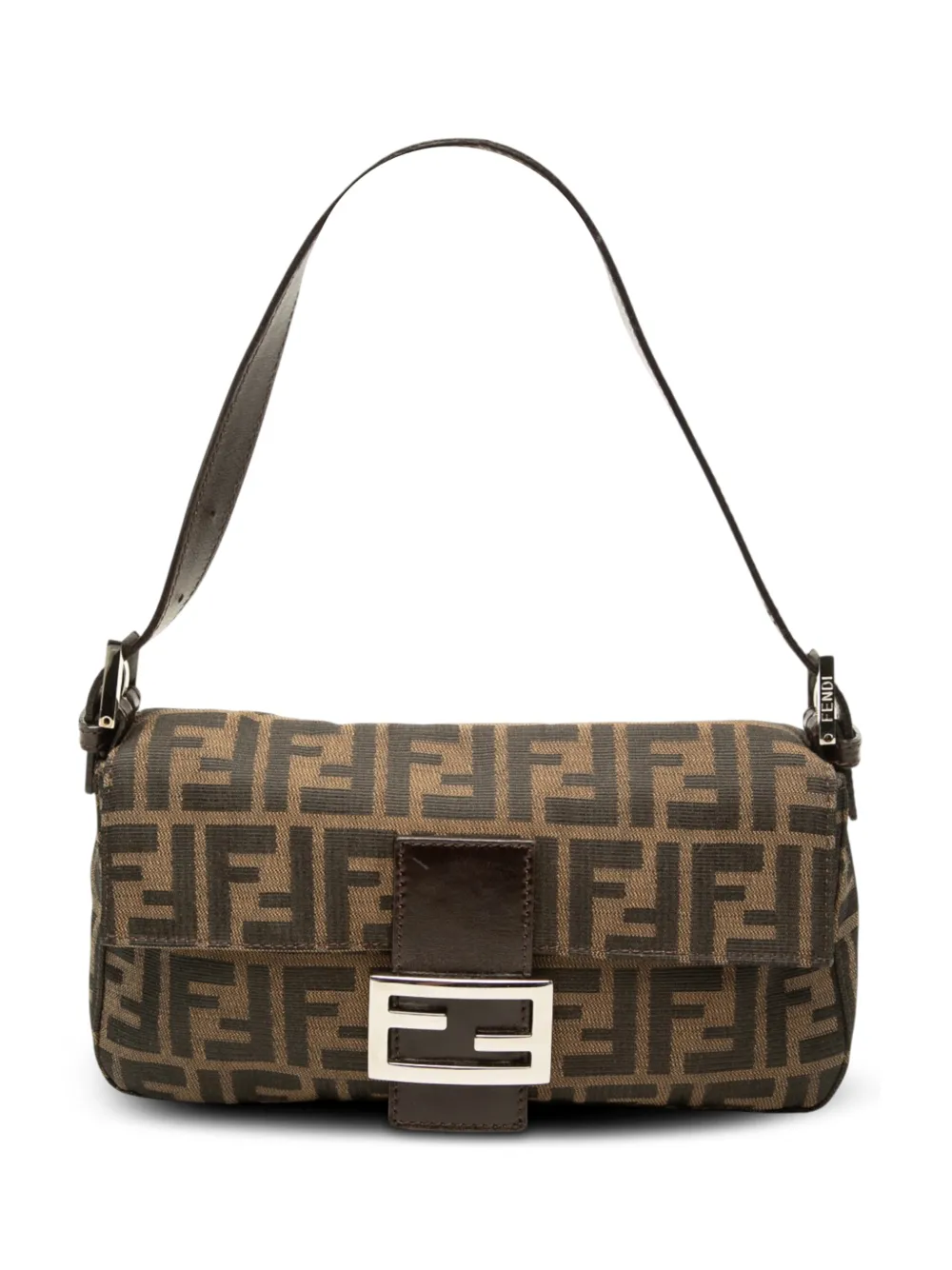 Fendi Pre-Owned 2000-2010 Zucca Canvas Baguette shoulder bag - Brown