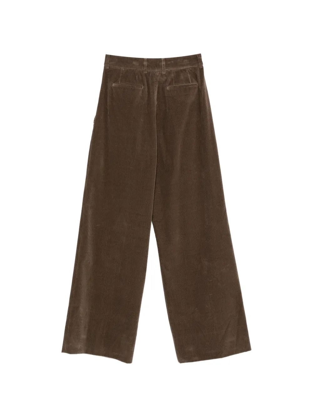 PT Torino pleated corduroy trousers Bruin
