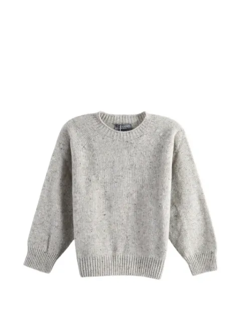 Margaret Howell Donegal raglan-sleeve flecked sweater