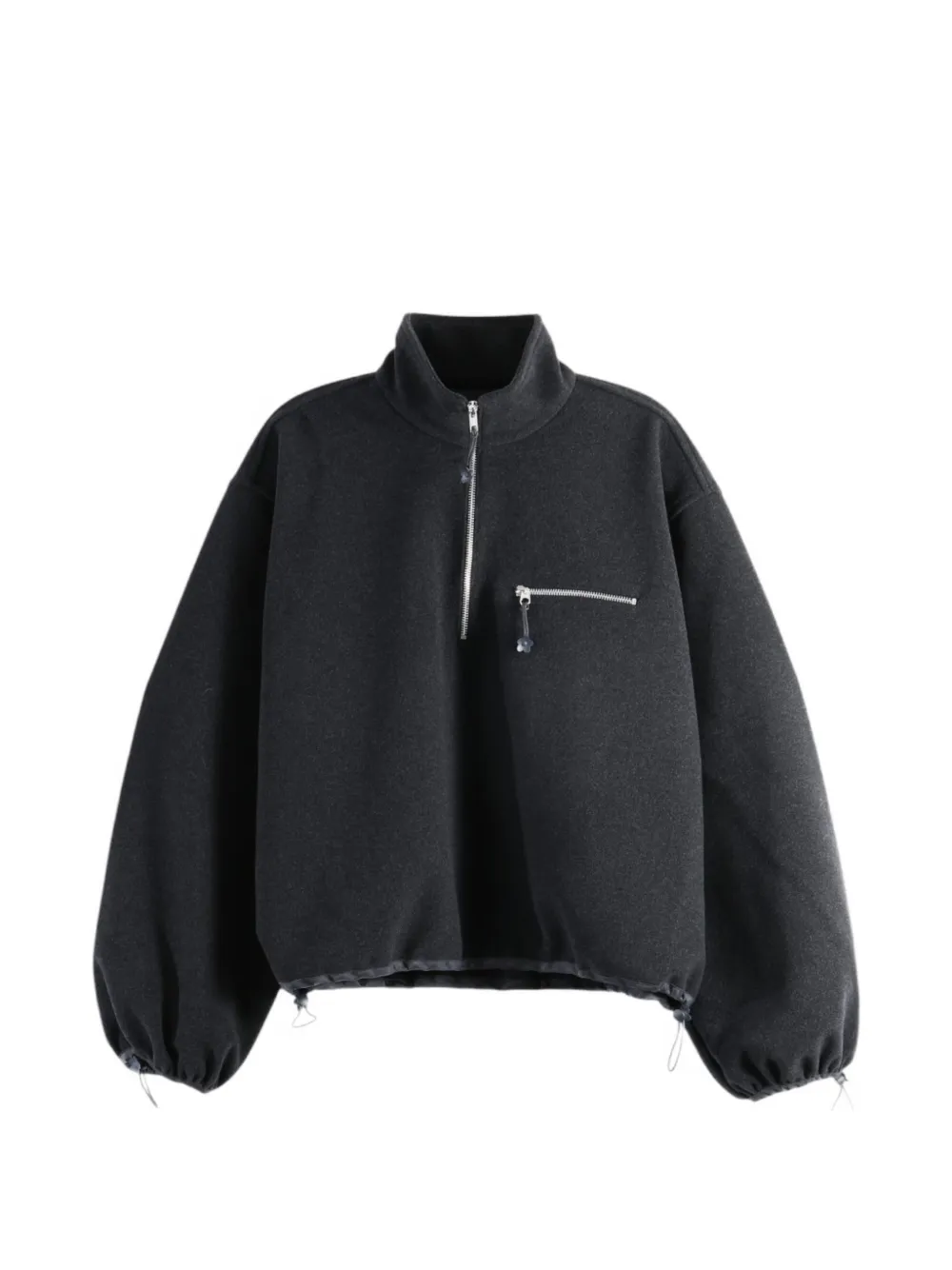 Cecilie Bahnsen Frederik half-zip sweater Grijs