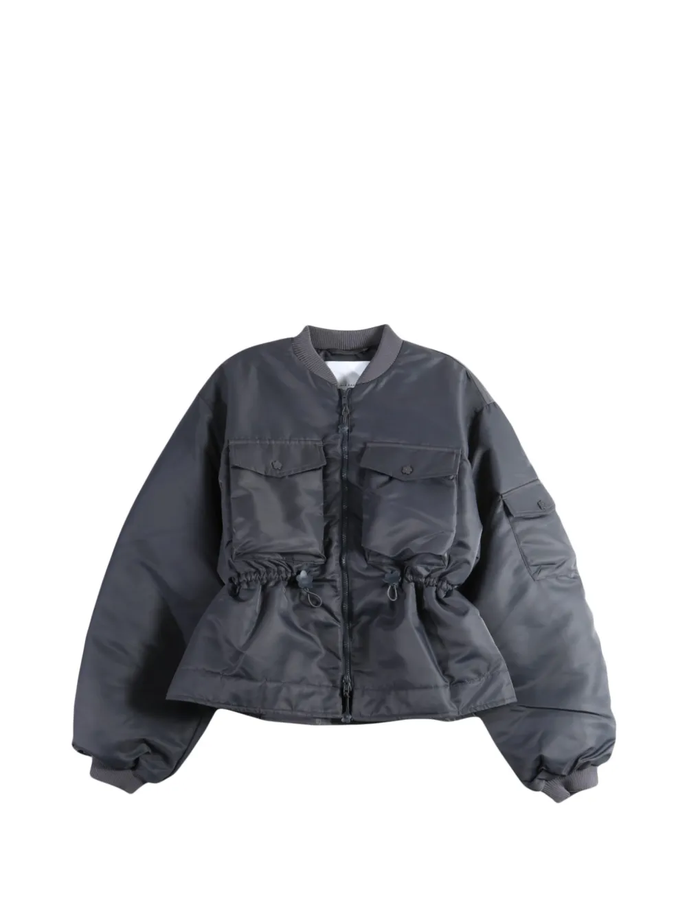 Cecilie Bahnsen Birdie drawstring-waist pocket-detail jacket - Grau