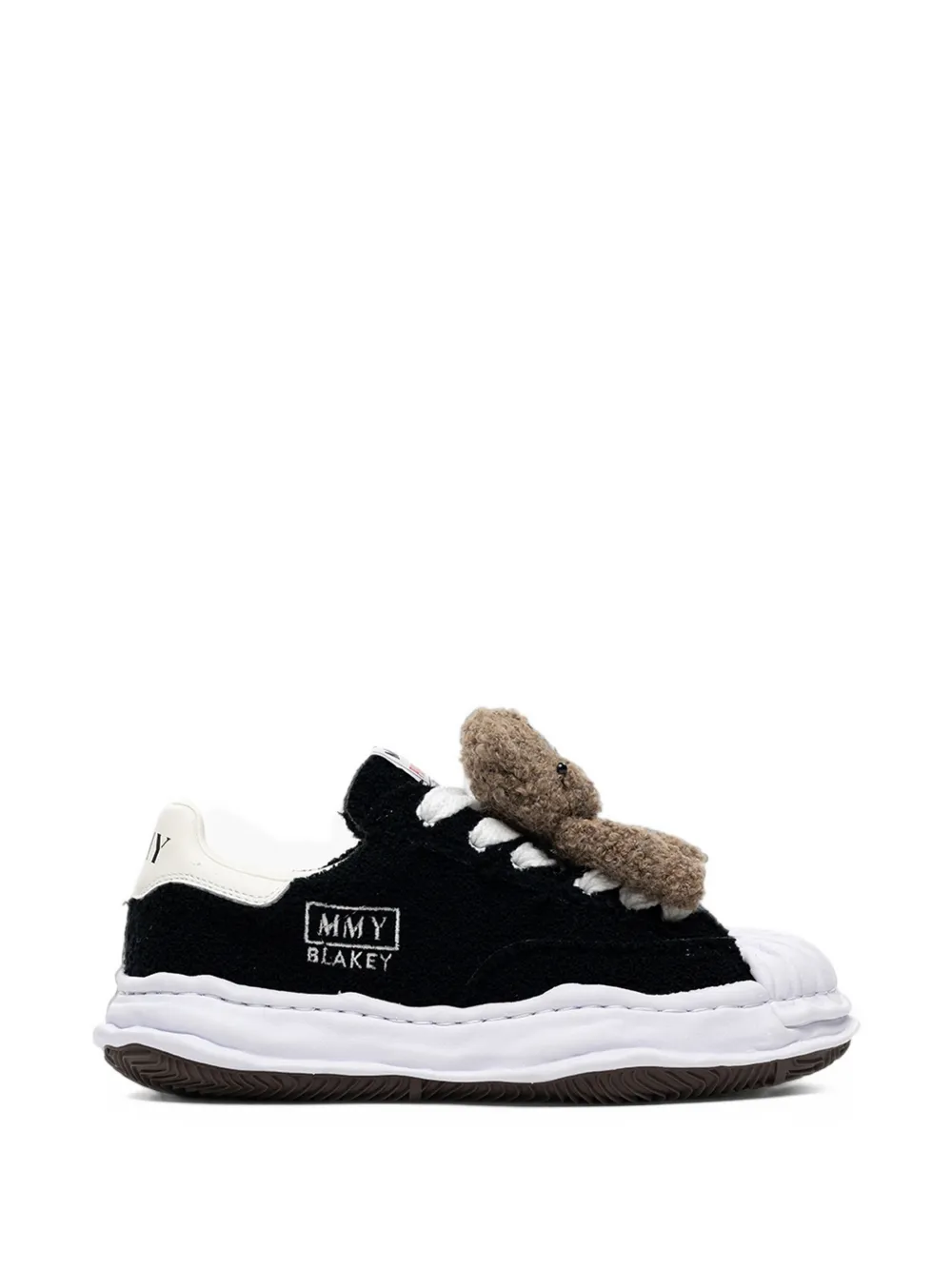 Maison MIHARA YASUHIRO Pink House x MMY "Blakey" OG Sneakers mit Chenille-Stickerei - Schwarz