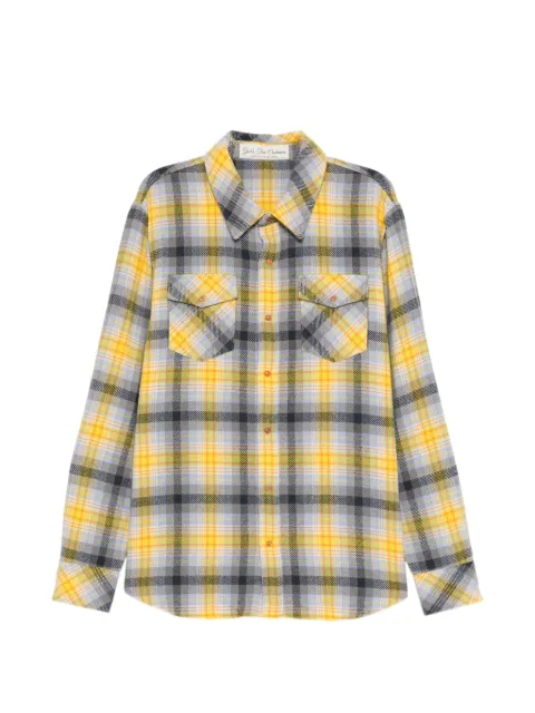GOD'S TRUE CASHMERE cashmere alchemy-tartan shirt
