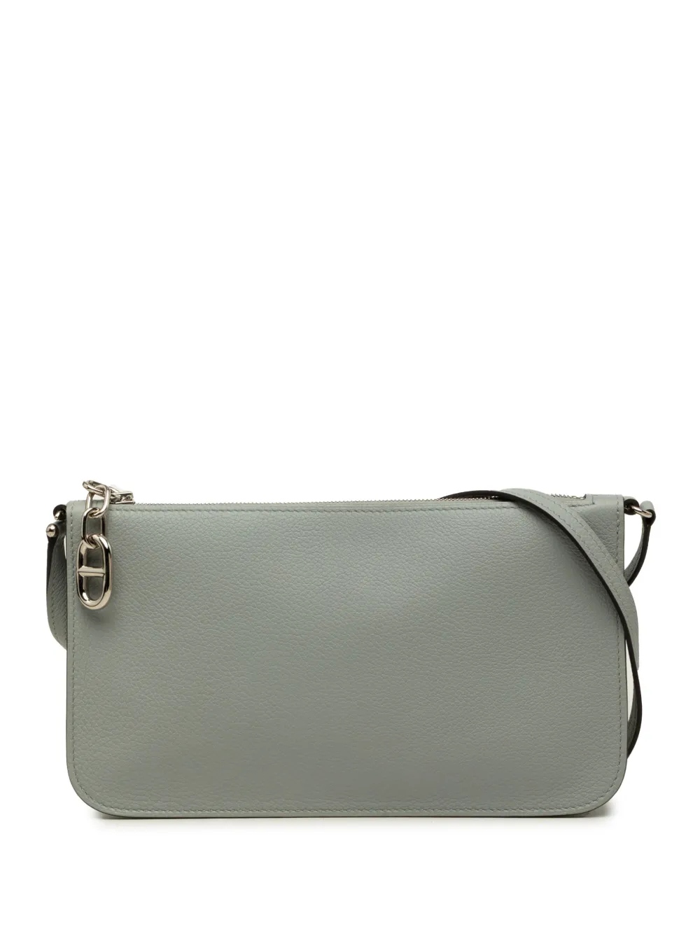 Hermès Pre-Owned 2025 Evercolor Zipengo Chain D Ancre To Go Pouch shoulder bag - Grau