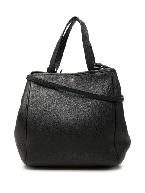 Celine Pre-Owned bolsa satchel Cabas plegable pequeña de piel de becerro granulada 2021