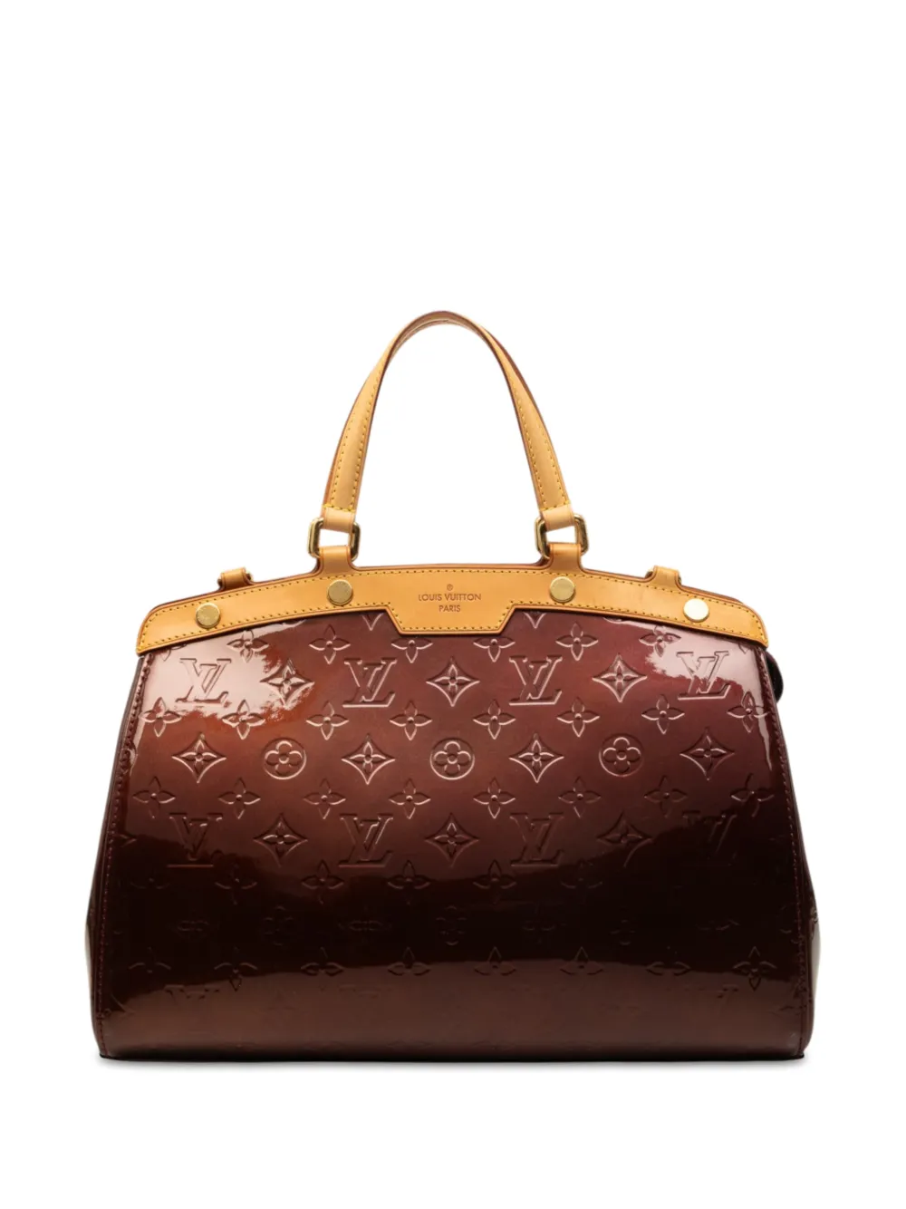 Louis Vuitton Pre-Owned 2010 Monogram Vernis Brea MM satchel - Rosso
