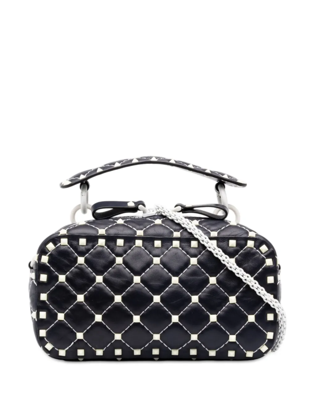Valentino Garavani Pre-Owned 2000-2017 Lambskin Free Rockstud Spike Camera Bag satchel - Blau
