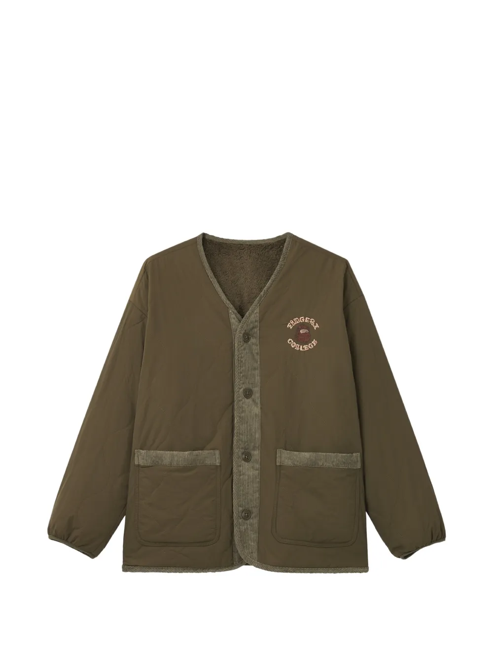FINGERCROXX quilted reversible jacket - Grün