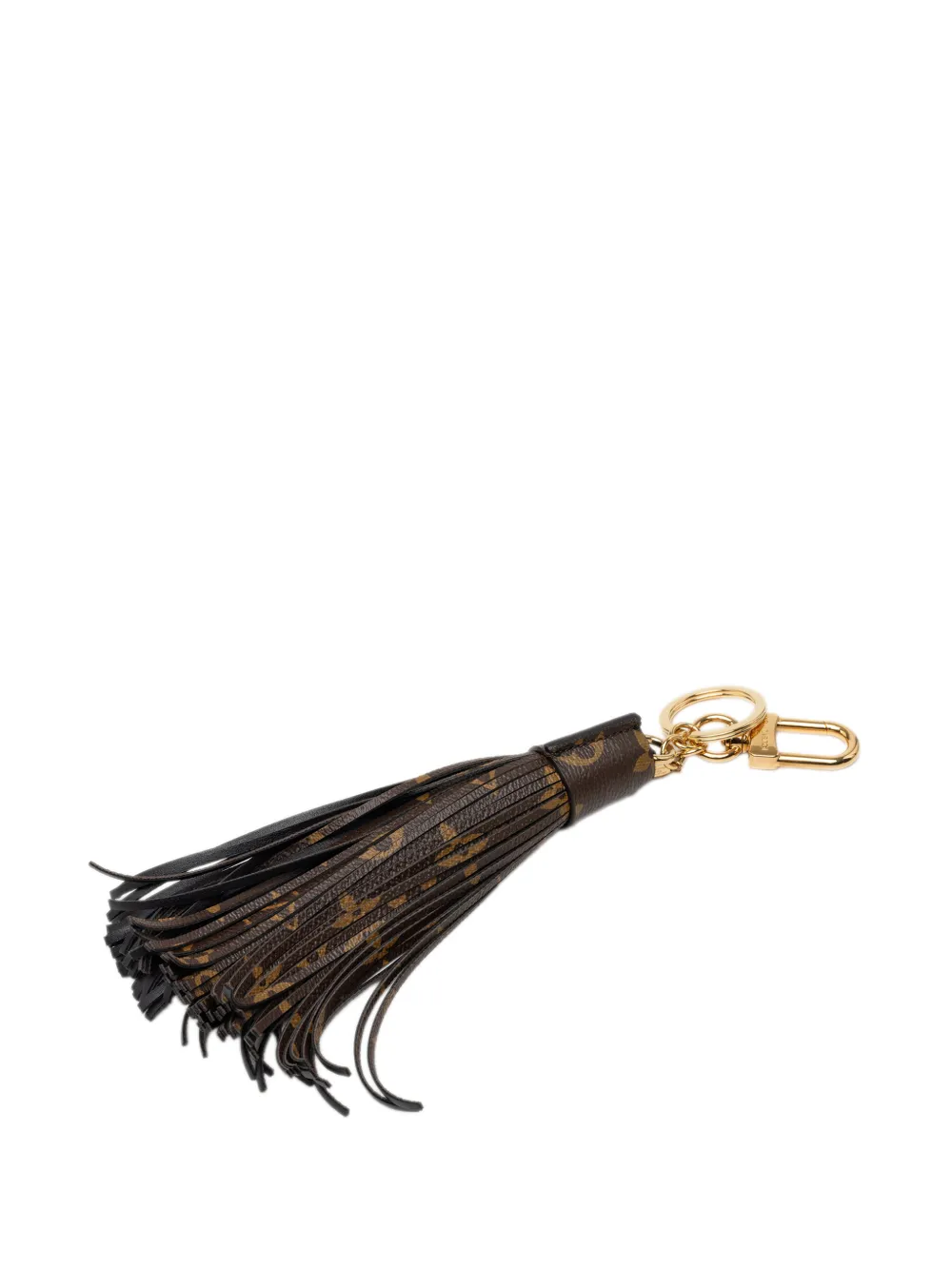 Louis Vuitton Pre-Owned 2016 Monogram Tassel Bag Charm key chain - Braun