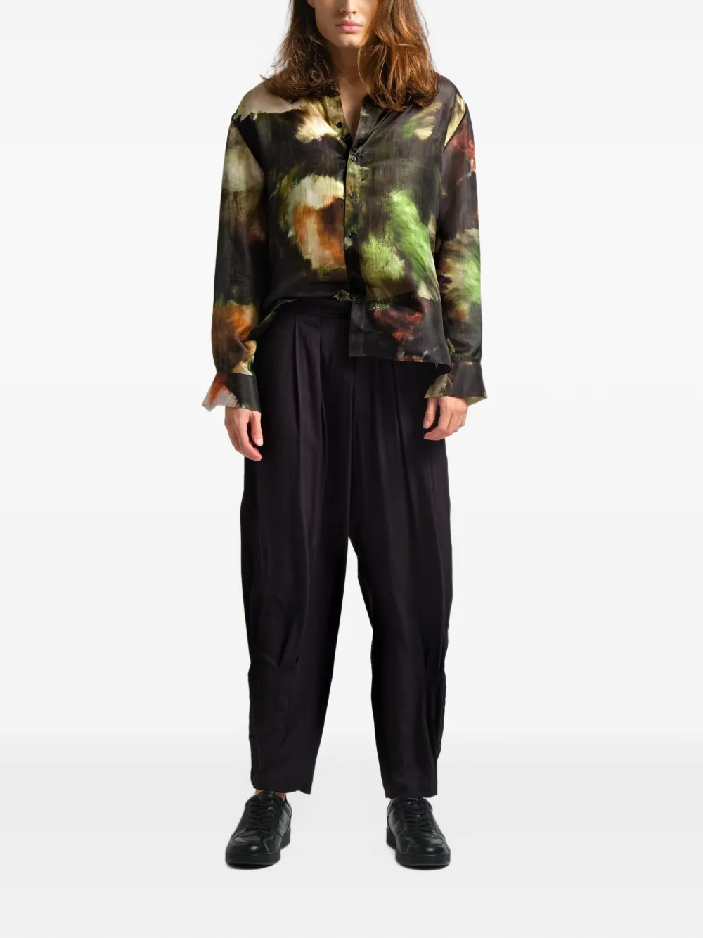 Tessitura Special Taper broek met verlaagd kruis Zwart