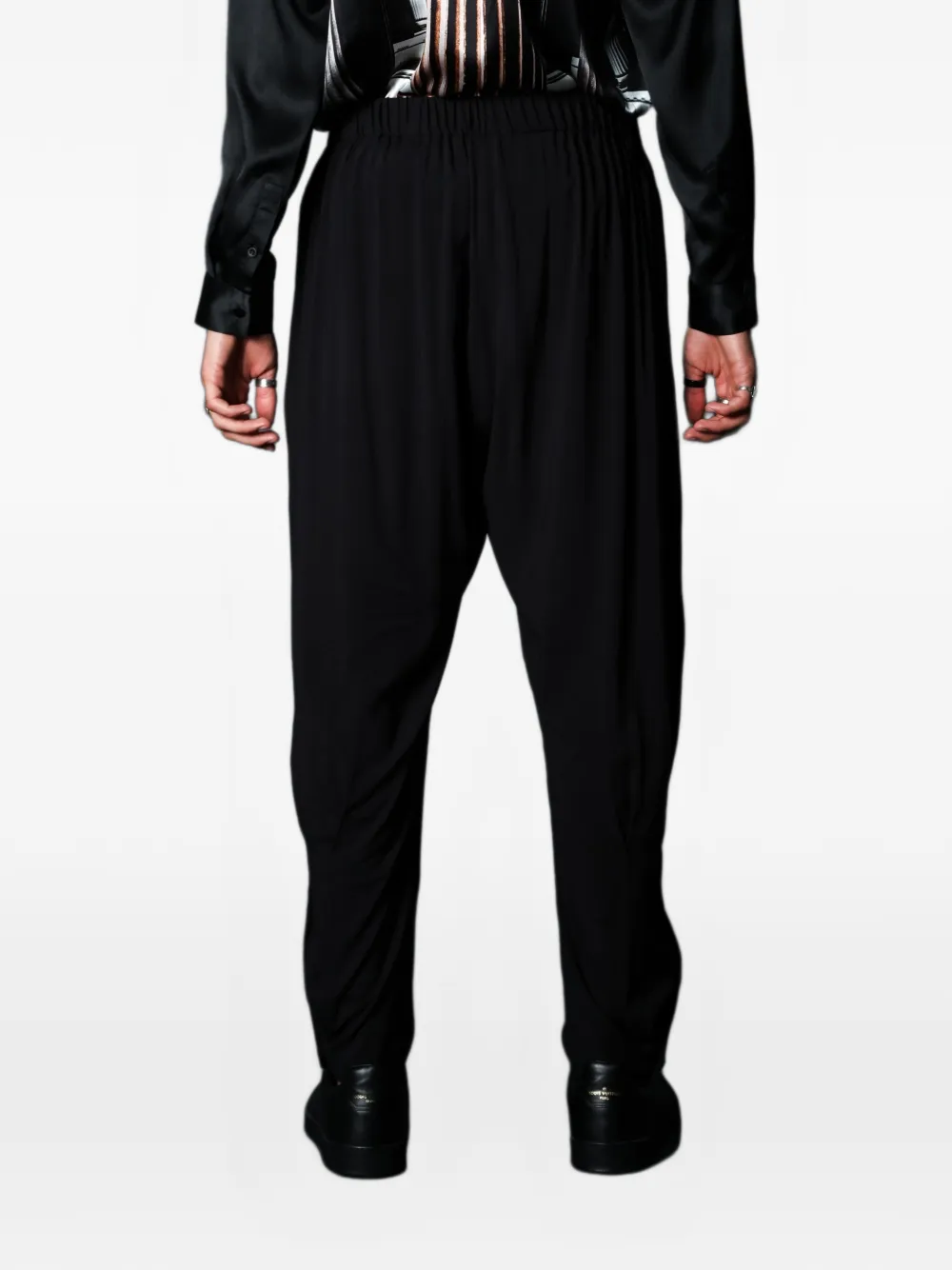 Tessitura Special Taper broek met verlaagd kruis Zwart