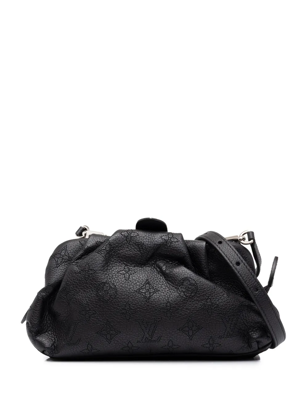 Louis Vuitton Pre-Owned 2020-2021 Monogram Mahina Scala Mini Pouch crossbody bag - Nero