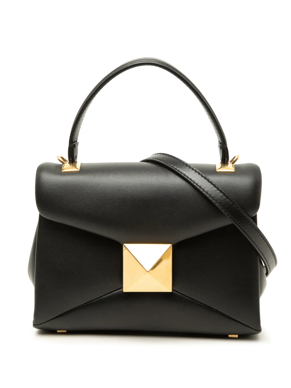 Valentino Garavani Pre-Owned 2018-2026 Mini Leather One Stud Top Handle Bag satchel - Schwarz