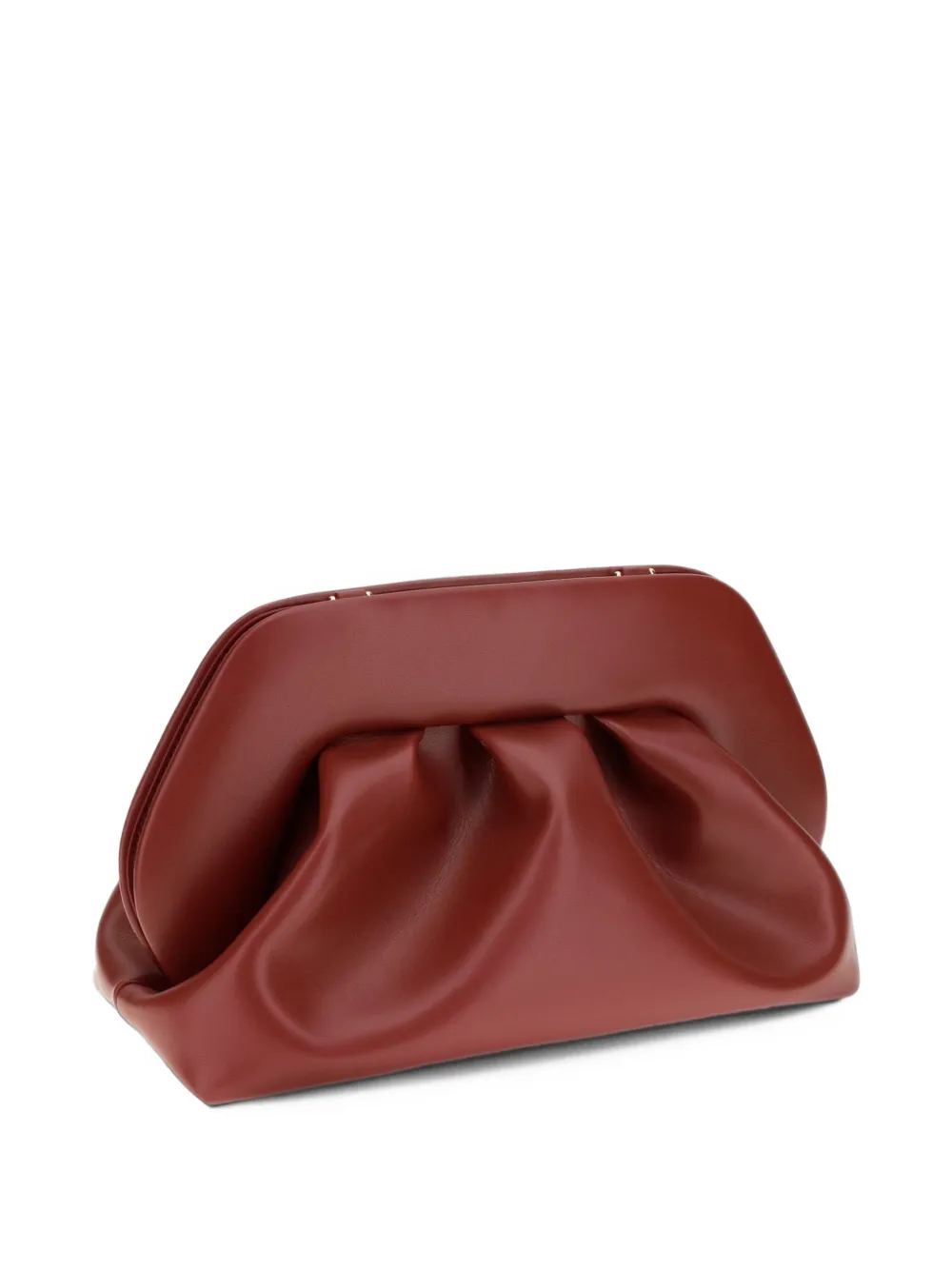 Themoirè Bios ruched shoulder bag Rood