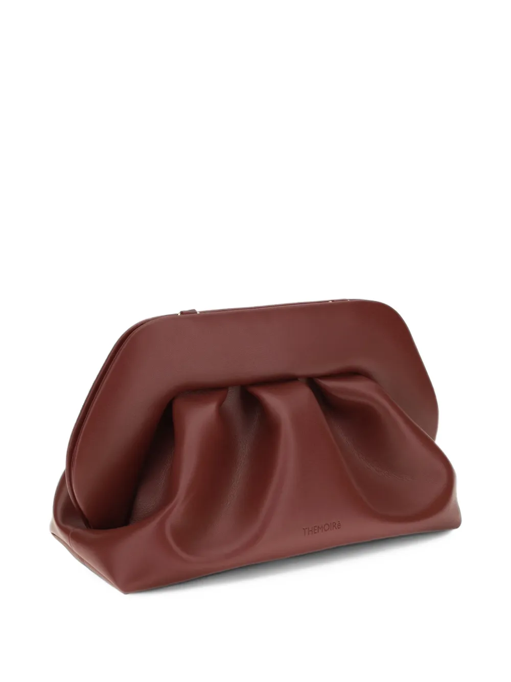 Themoirè Bios ruched shoulder bag Rood