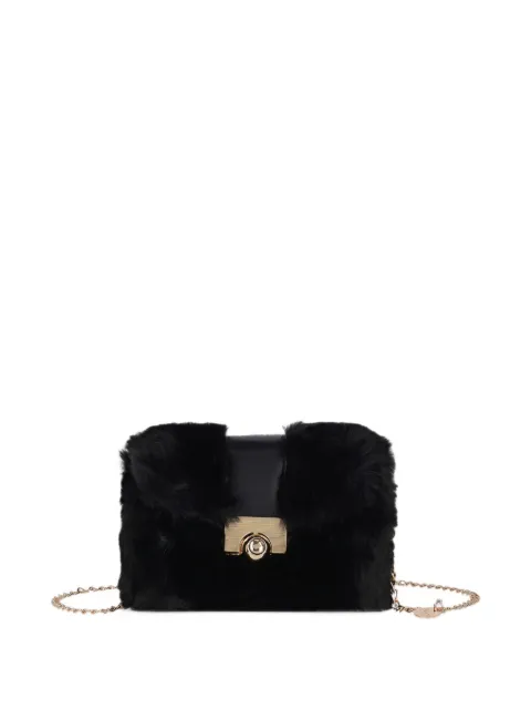 Abel & Lula faux-fur chain-link shoulder bag