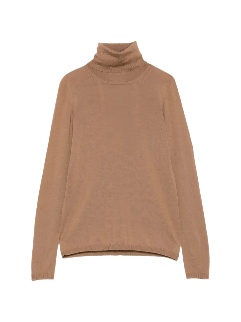 Max Mara roll-neck long-sleeve sweater Beige