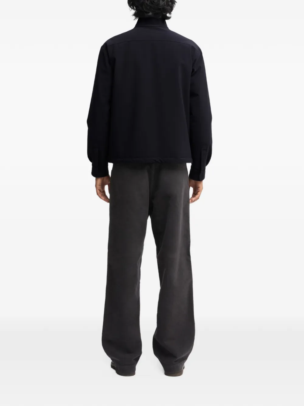 ASPESI high-neck zip-up jacket Blauw