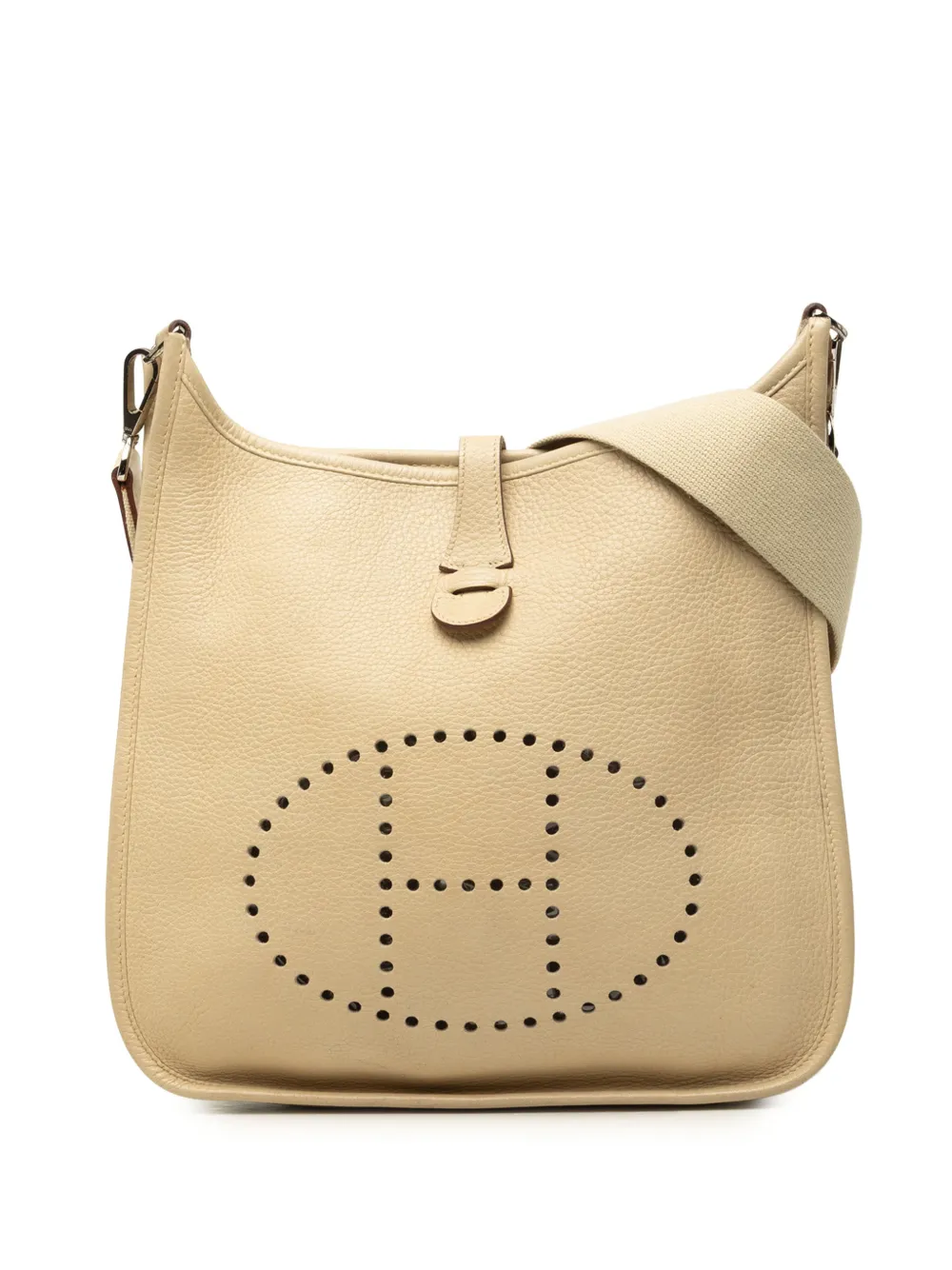 Hermès Pre-Owned 2008 Clemence Evelyne I 29 crossbody bag - Nude