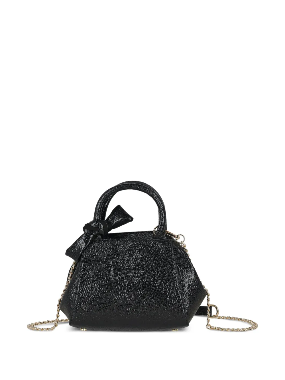 Abel & Lula Borsa tote con fiocco - Nero