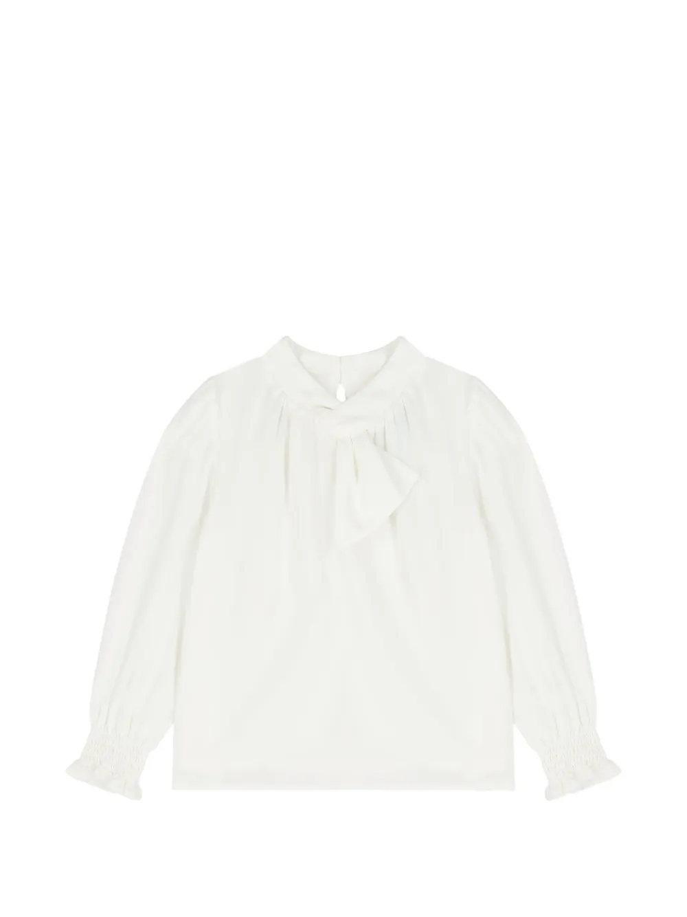 Abel & Lula Blouse en rok verfraaid met pailletten en ruches Beige