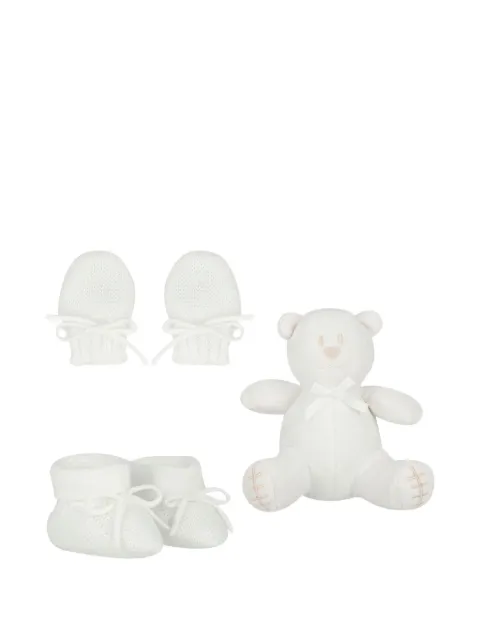 emile et rose Kelsey knitted mittens and booties gift set