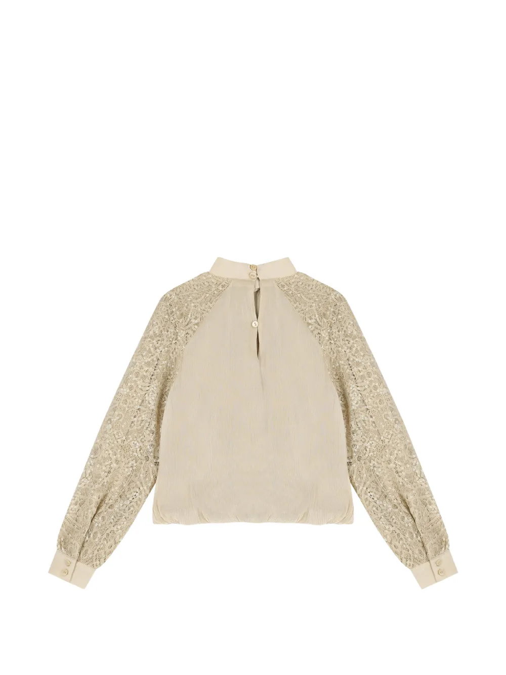 Abel & Lula Blouse en broek verfraaid met pailletten Beige