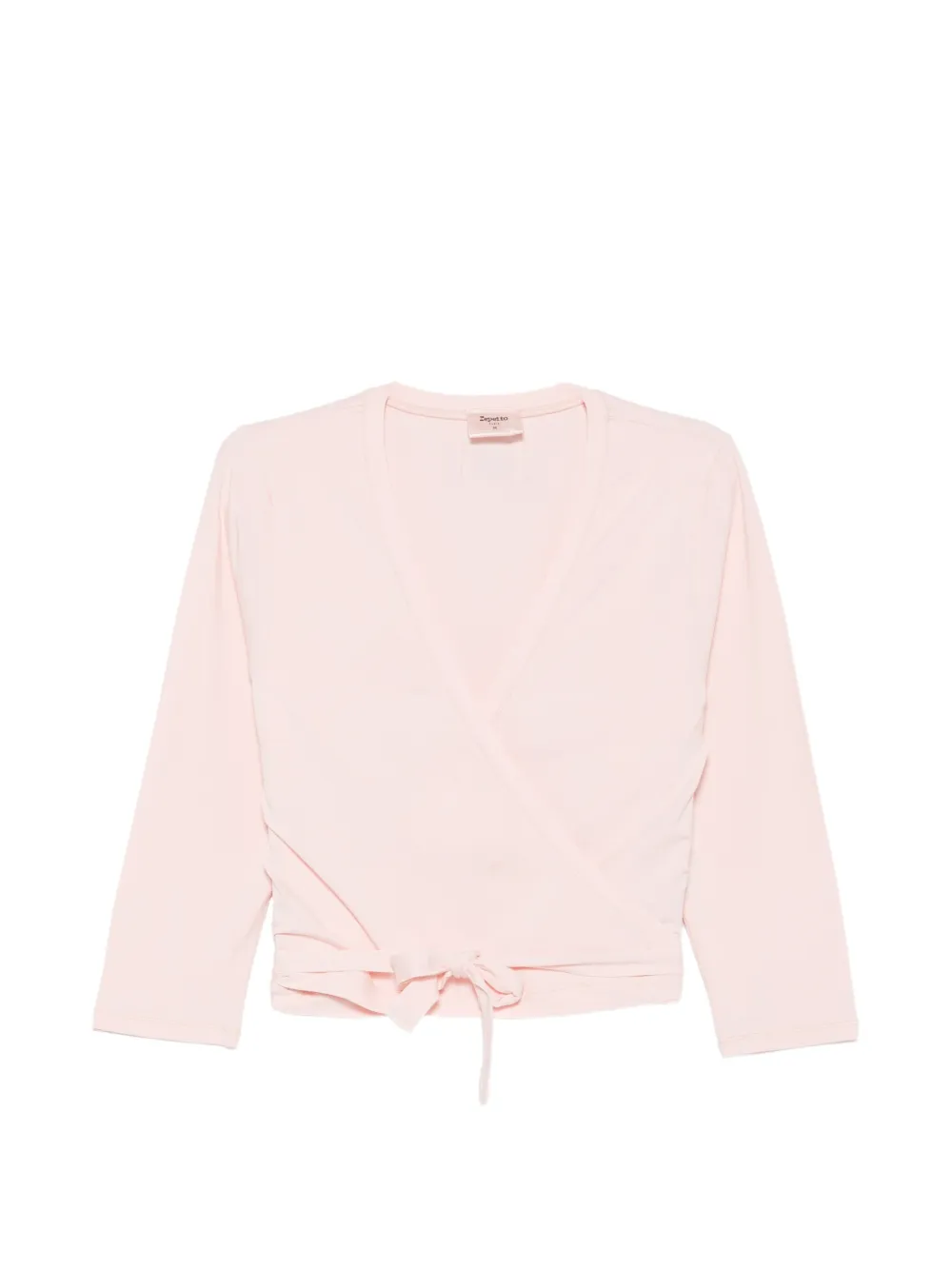 Repetto wrap-style tie-fastening top - Rosa