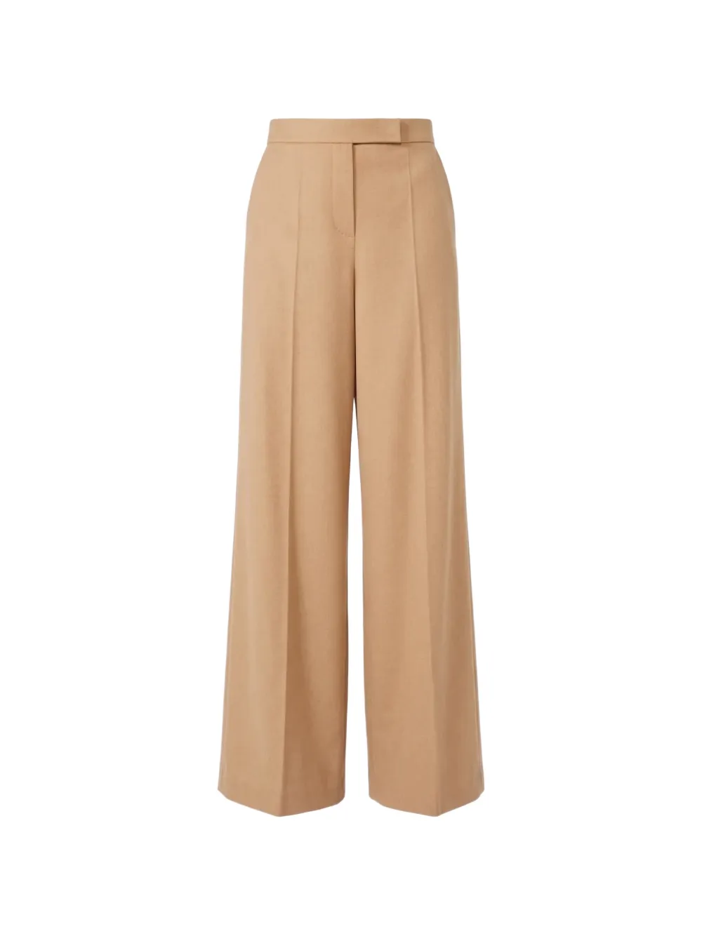 Max Mara wide sable-look camel trousers camel Beige