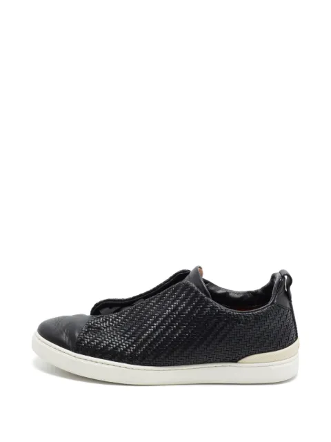 Ermenegildo Zegna Vintage Triple Stitch woven sneakers