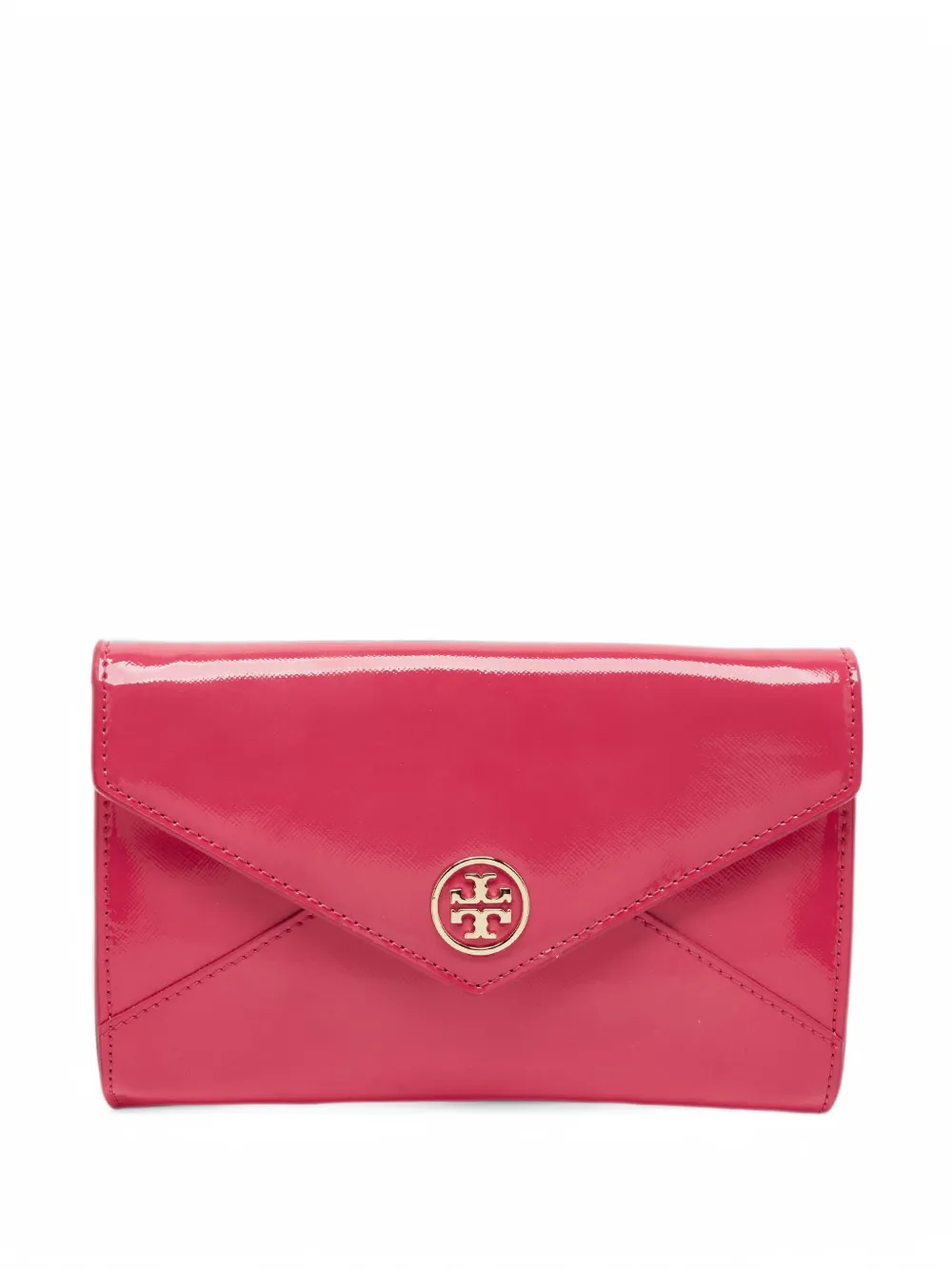 Tory Burch Robinson envelope clutch bag - Rosa