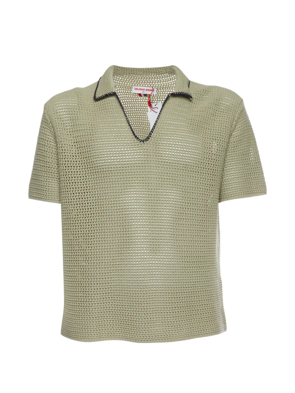 Orlebar Brown crochet-knit T-shirt - Grün